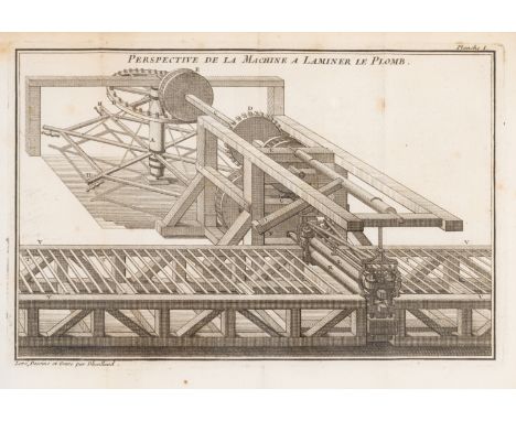Lead sheeting.- Remond de Saint-Albine (Pierre) Mémoire sur le Laminage du Plomb, first edition, woodcut ornaments, Macclesfi