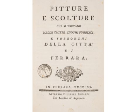 Baldinucci (Filippo) [Opere], 14 vol., engraved portrait, lacking half-titles and ?final leaf of Index in vol.VI (up to U, bu