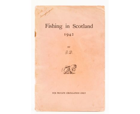 British Isles.- D[avenport] (J[ames]) Fishing in Scotland, 1942, black and white photographic illustrations, original printed