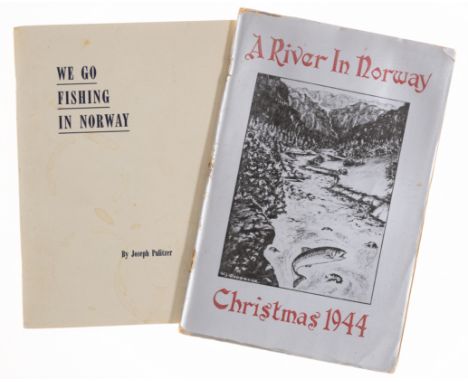 Norway.- Pulitzer (Joseph) We Go Fishing in Norway, whole page photographic illustrations, first and final leaf lightly spott