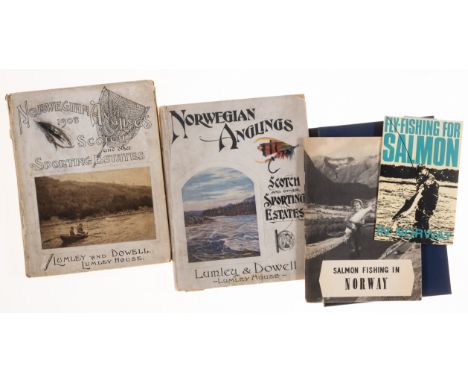Norway.- Norwegian Anglings. Scotch and other Sporting Estates, 2 vol., 2 large folding maps in colour, one with tape repair 