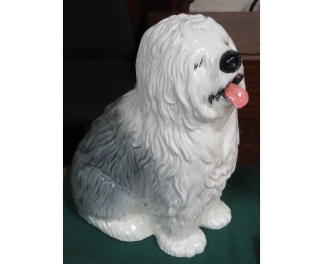 BESWICK GLAZED CERAMIC DOG, No 2232, APPROXIMATELY 31cm HIGH 