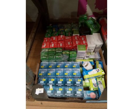 A box of light bulbs