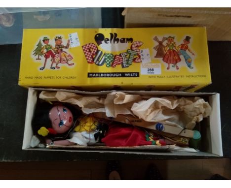 A boxed vintage Pelham puppet of SS Gypsy 
