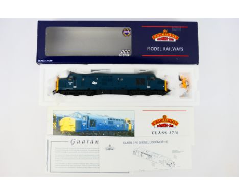 Bachmann - A boxed DCC Ready OO gauge Class 37/0 Diesel locomotive in BR blue number 37238. # 32-777. The model appears Mint 