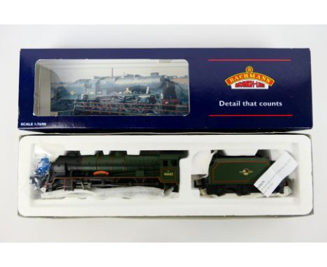 Bachmann - A boxed OO gauge Rebuilt Scot number 46162 named Queens Westminster Rifleman # 31-227. The model appears Near Mint