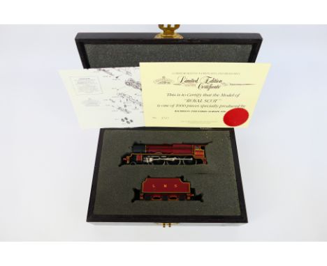 Bachmann - Model Railways - A OO Limited Edition 4-6-0 Locomotive and Tender set containing LMS maroon Royal Scot Class "Roya