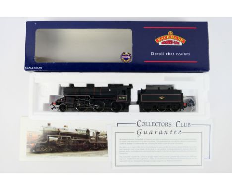 Bachmann - A boxed OO gauge 2-6-0 Crab locomotive number 42789 in BR lined black livery # 32-177. The model is lightly dusty 