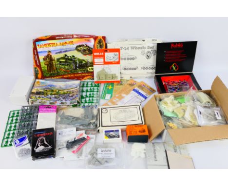 Resiccast - Friendship Models - Matchbox - Others - An assortment of over 30 model kits and accessory pack in  predominantly 