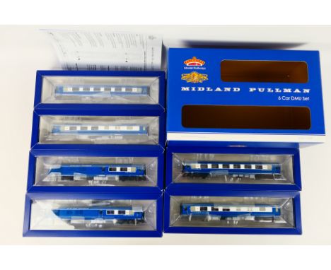 Bachmann - A boxed OO gauge Midland Pullman 6 car DMU set with DCC on board # 31-255DC. The items appear untouched and in Min