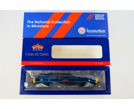 Bachmann - A boxed OO gauge Class 55 Deltic locomotive named The Kings Own Yorkshire Light Infantry # 32-525NRM - 21 DCC. The