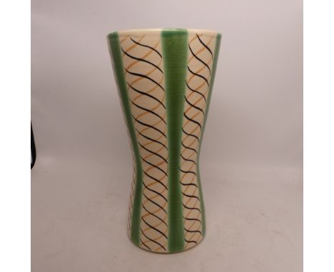 Poole Pottery freeform mid century vase, height 28cm.