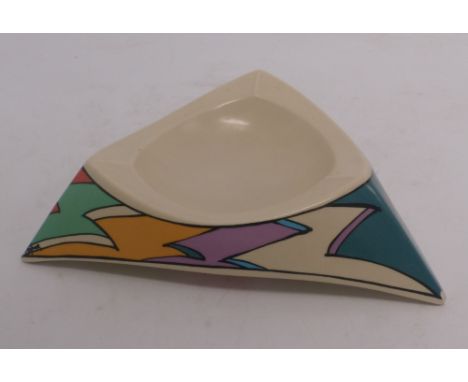 Rosenthal Flash One Ashtray, Dorothy Hafner, Studio line. Designed by Dorothy Hafner (small chip to 1 corner).