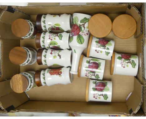 Portmerion, A Collection of Spice Pots and Jar