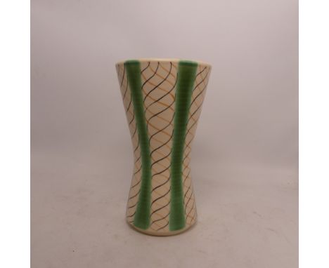 Poole Pottery freeform mid century vase, height 20cm.
