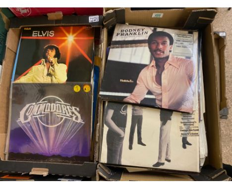 A large mixed selection of Vinyl albums and 12" Single Records To include Top Of The Pops, James Last, Sarah Brightman, Frank