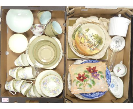 Collection of ceramics to include Primla' Radfords Bone China part tea set, Wedgwood teacups and saucers, Royal Doulton teacu