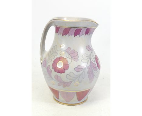 Charlotte Rhead for Crown Ducal, Tubelined Jug. Height: 20cm