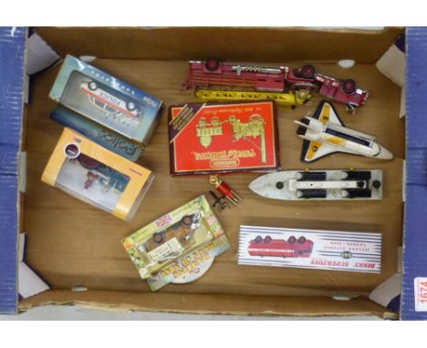 Collection of diecast to include Corgi Major  American La France Aerial Rescue Truck 1143 (signs of wear), Dinky Supertoys Le