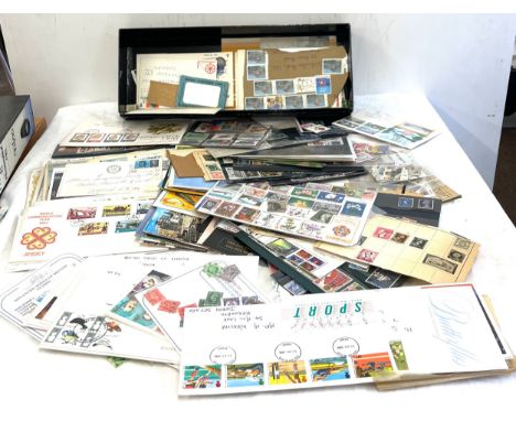 Large selection of assorted stamps and first day covers 