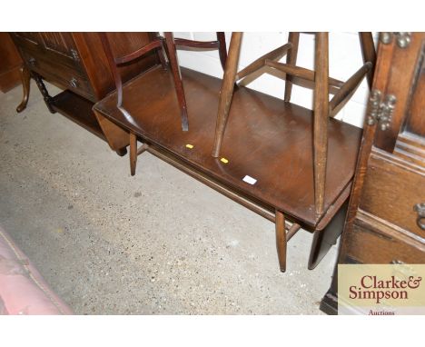 An Ercol drop leaf table 