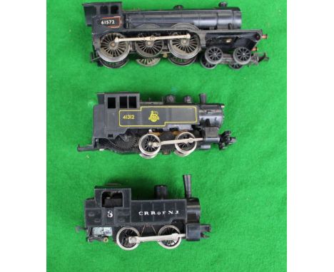 00 gauge Tri-ang engine No.61572 with driver, Lima engine No.31412, Rivaiossi Como Italian engine No.8, Lima engine No.41312,