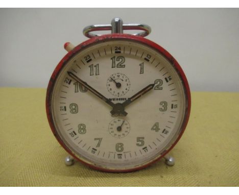 Wehrle Corsa red alarm clock 