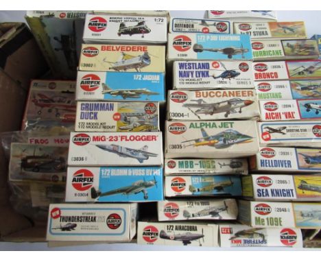 Owain Wyn Evans Collection - Collection of boxed unbuilt 1/72 Airfix model kits, incl. a Junkers 88, Auster, Britten Norman I