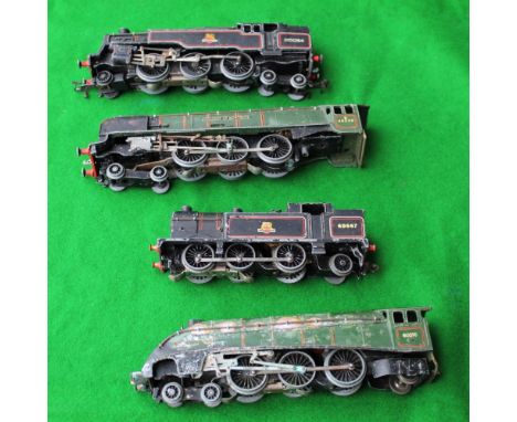 Four OO gauge engines including Silver King, Duchess, of Montrose, Southern Railways no. 80054, engine no. 69567 (A/F) (4) 