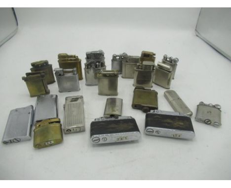 Collection of lighters inc. Prince, Benlow Master, Submarine Lighter, Firefly Lighter, Bedford Bijou, etc(23) 