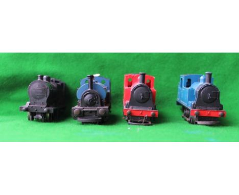 Set of four OO gauge locos, Lima of Italy, Tri-ang engine No.9, Tri-ang engine, Hornby CR No.270 