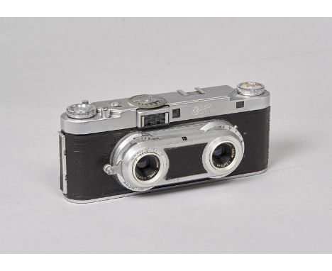 Stereo Cameras,  Edixa Stereo, in maker's erc, G, Blair Weno (2), Ernemann, Cameo, five ds and Kodak Stereo Self-Transposing 