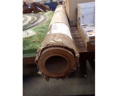 ROLL OF CORK BASEBOARD for Scalextric or model railways, unused