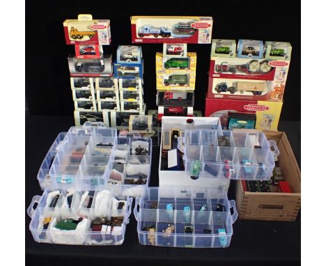 LARGE COLLECTION OF 00 GAUGE 1/76 SCALE VEHICLES various makes, many boxed as new