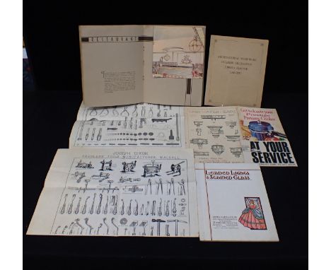 A 1937 TRADE BOOKLET; 'THE CEMENT MARKETING COMPANY Ltd' in moderne style with colour illustrations and colour charts, with a