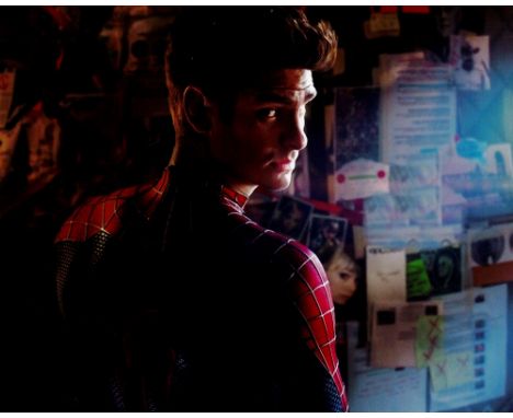 Andrew Garfield signed Spiderman 10x8 colour photo. Andrew Russell Garfield (born 20 August 1983) is an English-American acto