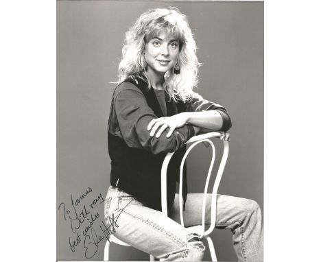 Erika Hoffmann, a signed 10x8 press photo with details to back. Actress who played Anna the pregnant German girl in OFAH . Go