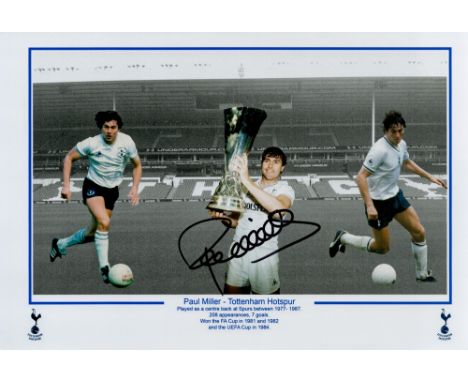 Football Paul Miller signed 12x8 Tottenham Hotspur montage photo. Paul Richard Miller (born 11 October 1959) is an English fo