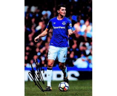 Football Michael Keane signed 12x8 Everton colour photo. Michael Vincent Keane (born 11 January 1993) is an English professio