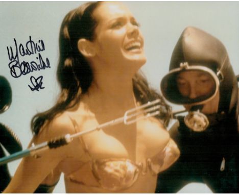 Martine Beswick signed 10x8 colour photo. Martine Beswick (born 26 September 1941) is an English-Jamaican actress and model p