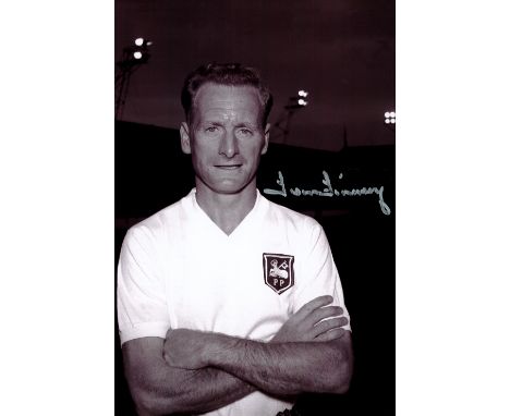 Tom Finney signed 12x8 Preston North End black and white photo. Sir Thomas Finney CBE (5 April 1922 - 14 February 2014) was a