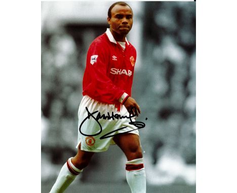 Football Danny Wallace signed Manchester United 10x8 colour photo. David Lloyd Danny Wallace (born 21 January 1964) is an Eng