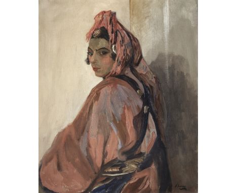 Sir John Lavery R.A., R.S.A., R.H.A. (1856-1941)Jasmin signed 'J.Lavery' (lower right); further signed, titled and dated 'JAS