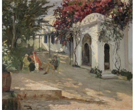 Sir John Lavery R.A., R.S.A., R.H.A. (1856-1941)In Morocco signed 'J Lavery' (lower left); further signed, titled and dated '