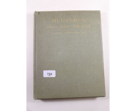 Huntsmen Past and Present by Lionel Edwards 1929 first edition, mounted colour plates - Very good condition 