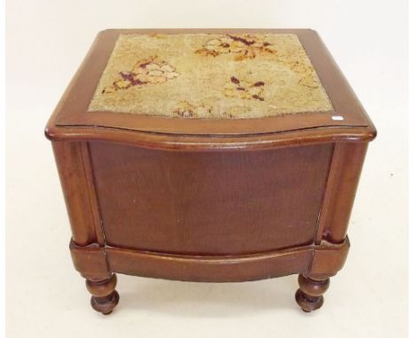 A Victorian mahogany commode 