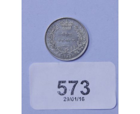 Victoria sixpence 1858, first head value with wreath - Condition: VF - EF