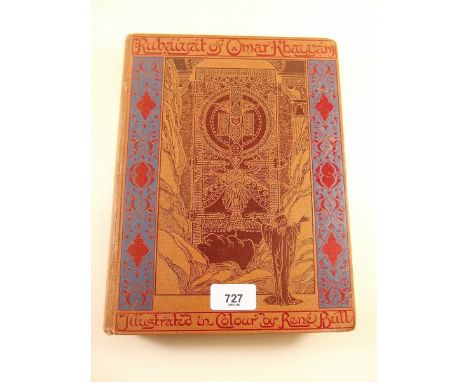 Rubaiyat of Omar Khayyam, illustrated by Rene Bull 1913 first edition thus, tipped in colour plates - Very good condition 
