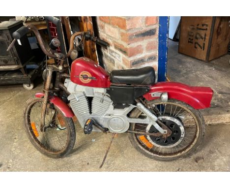 Child's pedal cycle modelled in the form of a Harley Davidson Sportster V Twin motorcycle.   (B.P. 21% + VAT) 