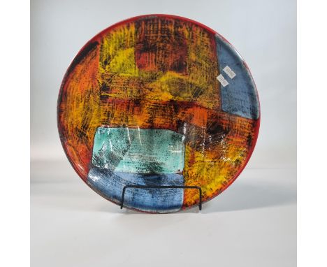 Modern Poole Pottery 'Gemstones' design centre bowl.  34cm diameter approx.  (B.P. 21% + VAT) 